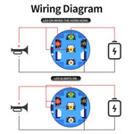 Horn Button with LED Indicator