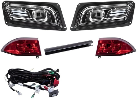 FULL LED Deluxe Light Kit for Club Car Tempo 12v-48v