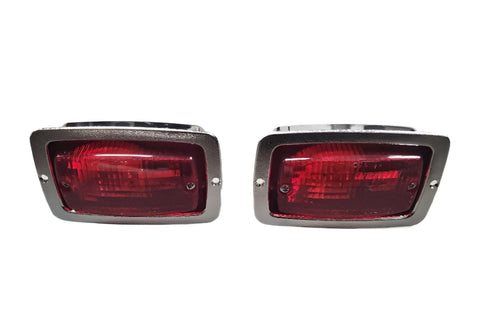 Halogen Chrome Taillights for Club Car DS 1982-1992